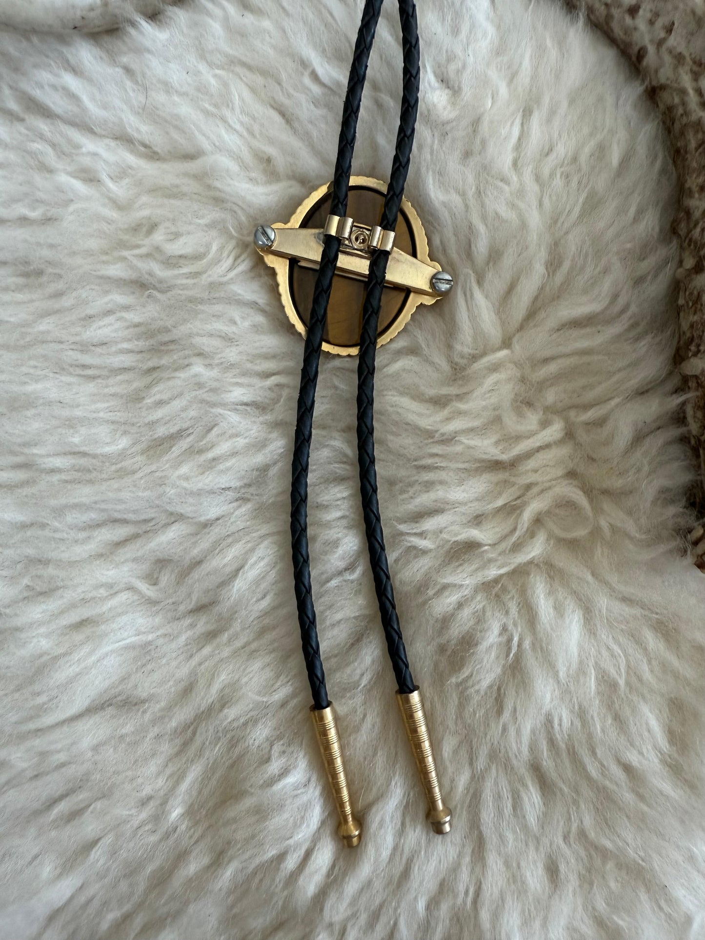 Tigers Eye Bolo Tie