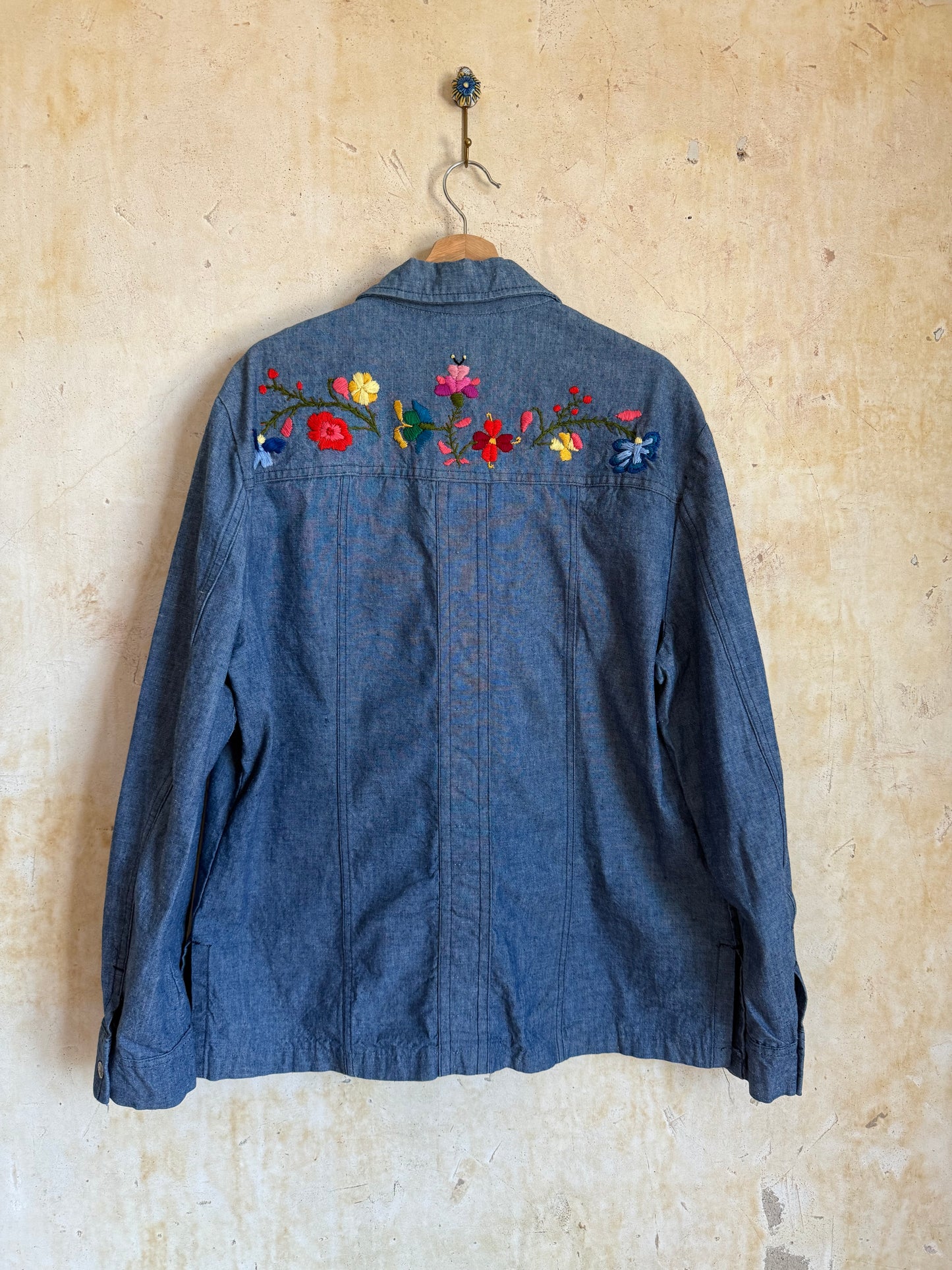 Lee 70s Embroidered Shirt Jacket, L-XL