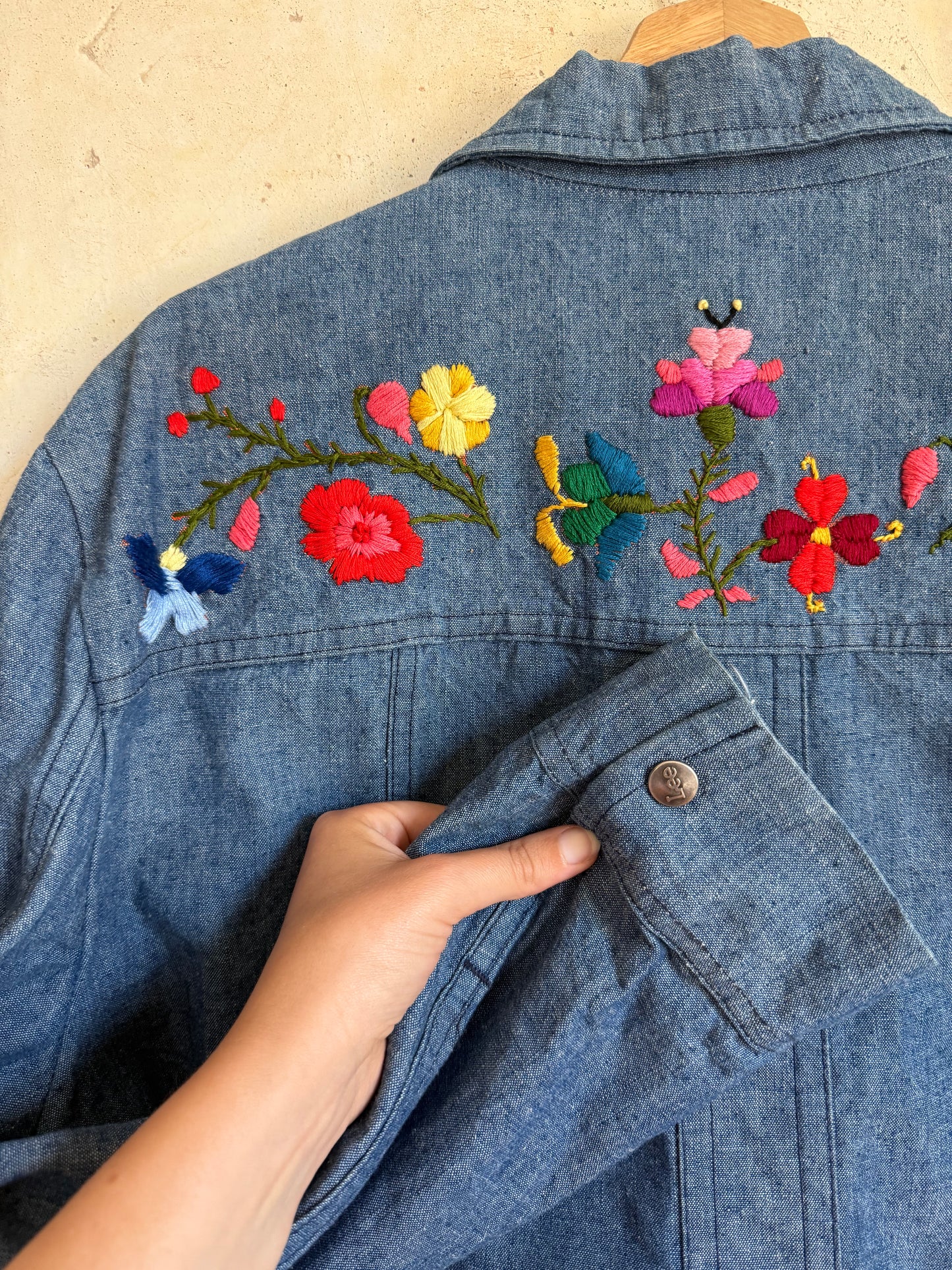 Lee 70s Embroidered Shirt Jacket, L-XL