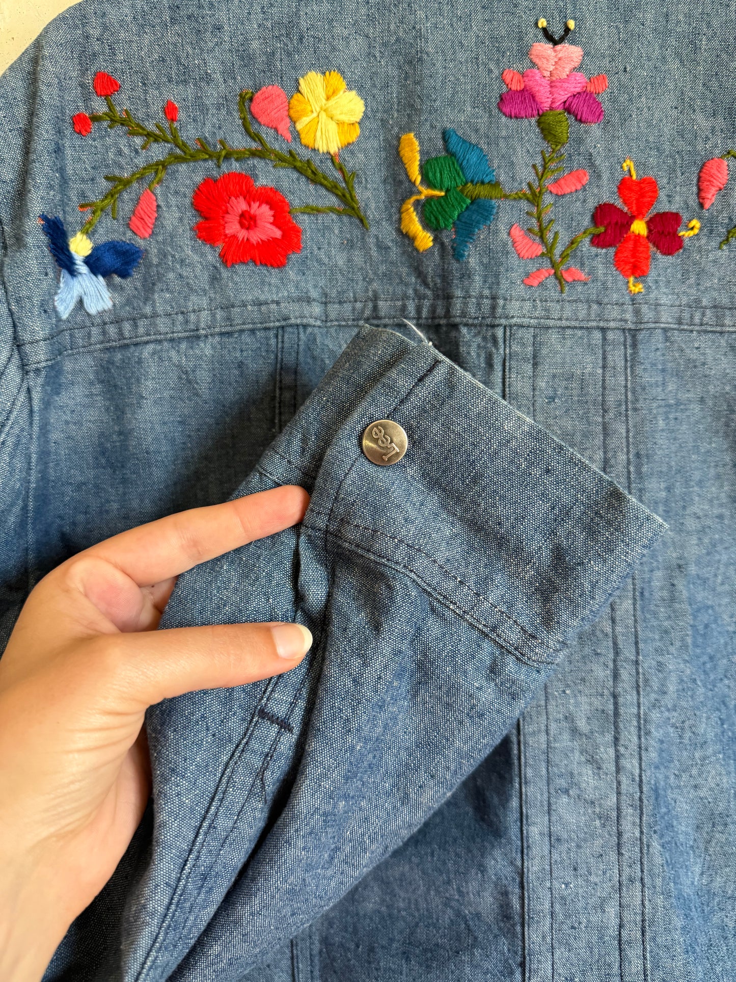 Lee 70s Embroidered Shirt Jacket, L-XL