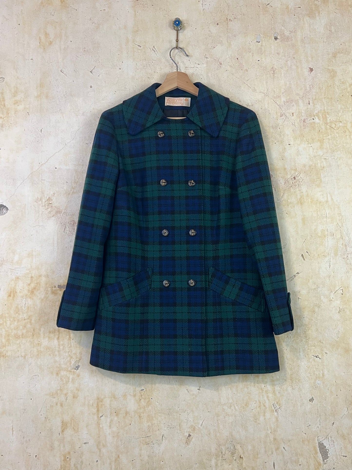 Pendleton 1960s Wool Plaid Travel Set