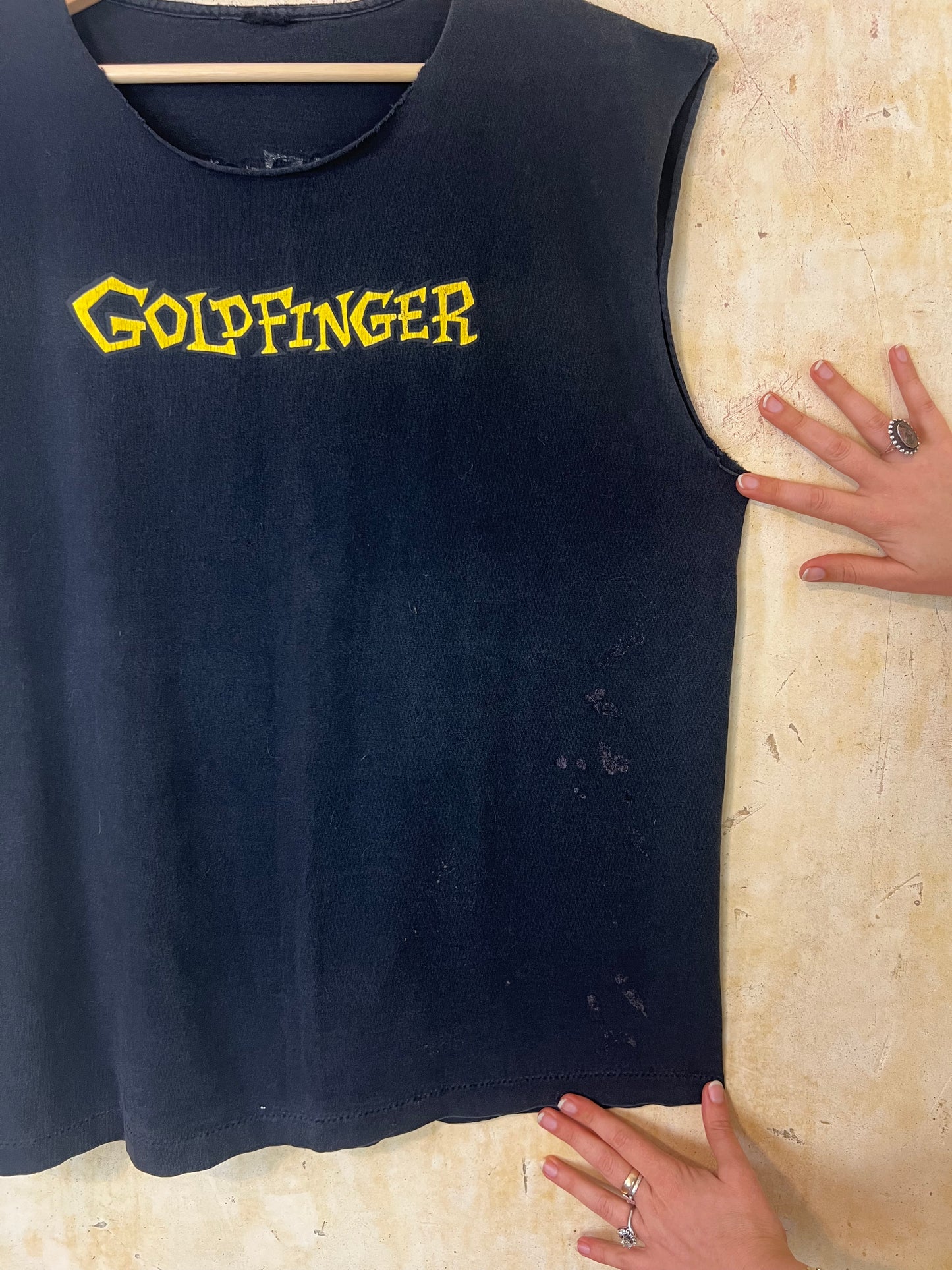1996 Goldfinger Space Girl Cutoff T-shirt