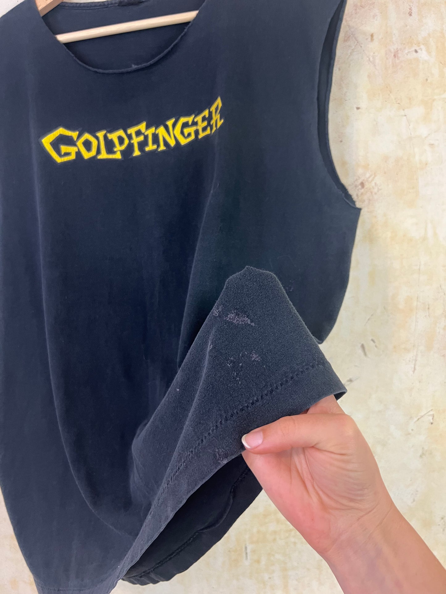 1996 Goldfinger Space Girl Cutoff T-shirt