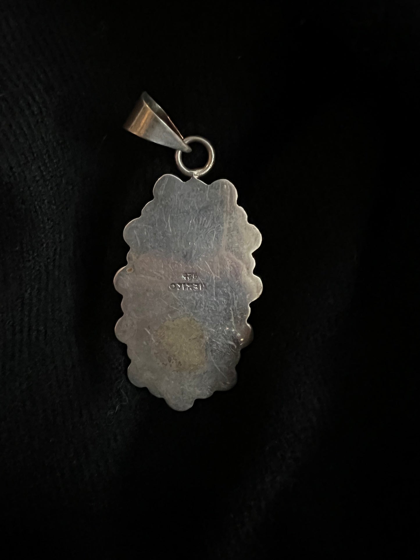 Onyx & .925 Sterling Pendant