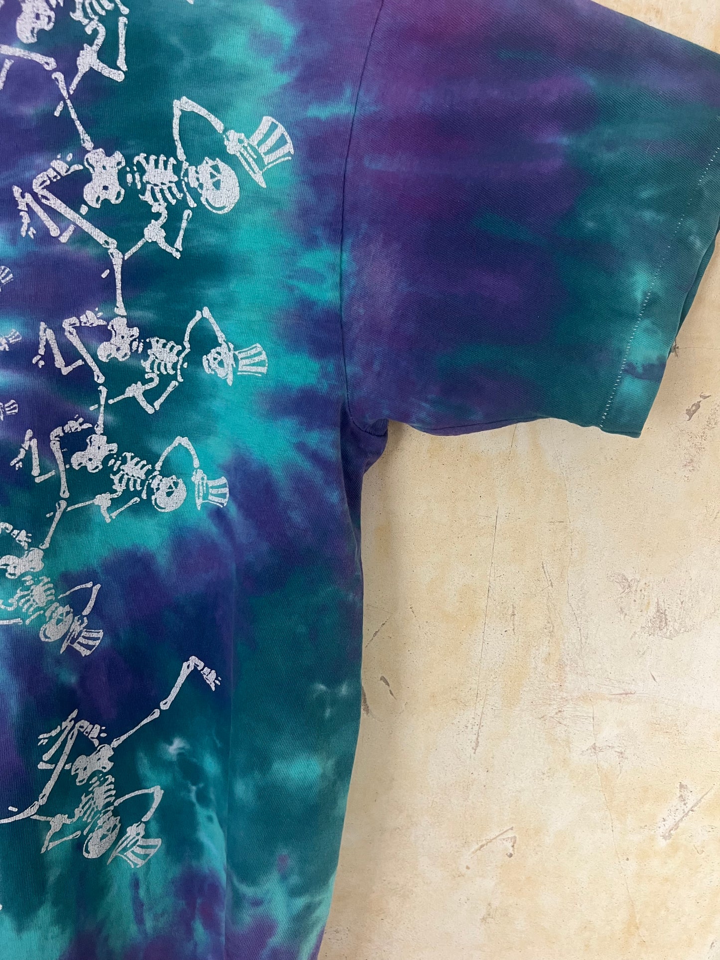 Greatful Dead 1988 Thrash Single Stitch Dancing Skeleton Tee