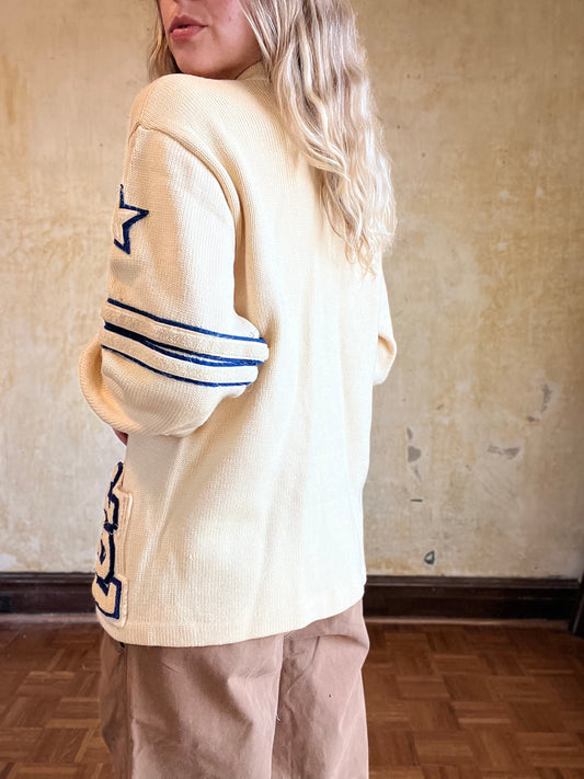 1958 STL Lanza Wool Letterman Sweater, M/L/40