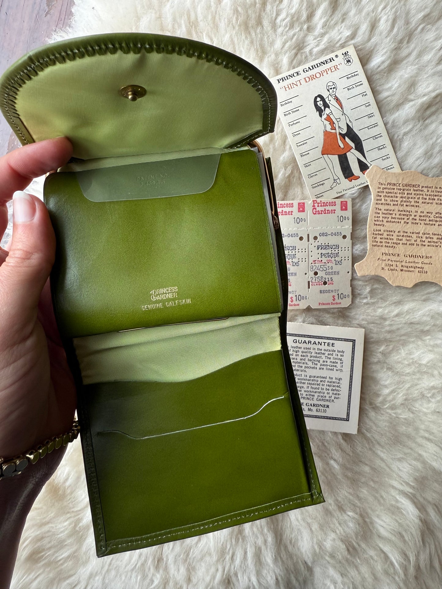 French Purse Kiss Lock Wallet
