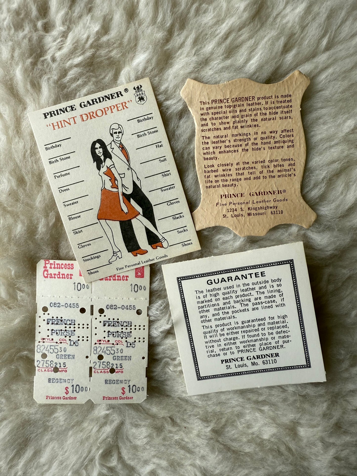French Purse Kiss Lock Wallet
