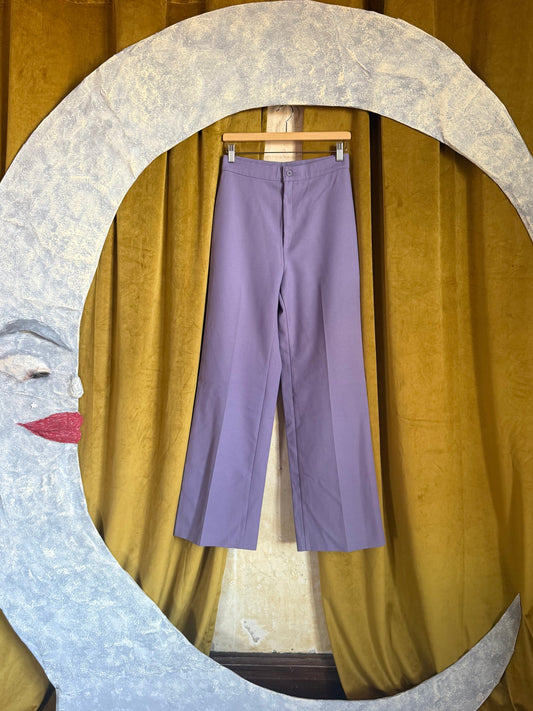 Levi's 70s Lilac Wide Leg Dacron Trousers