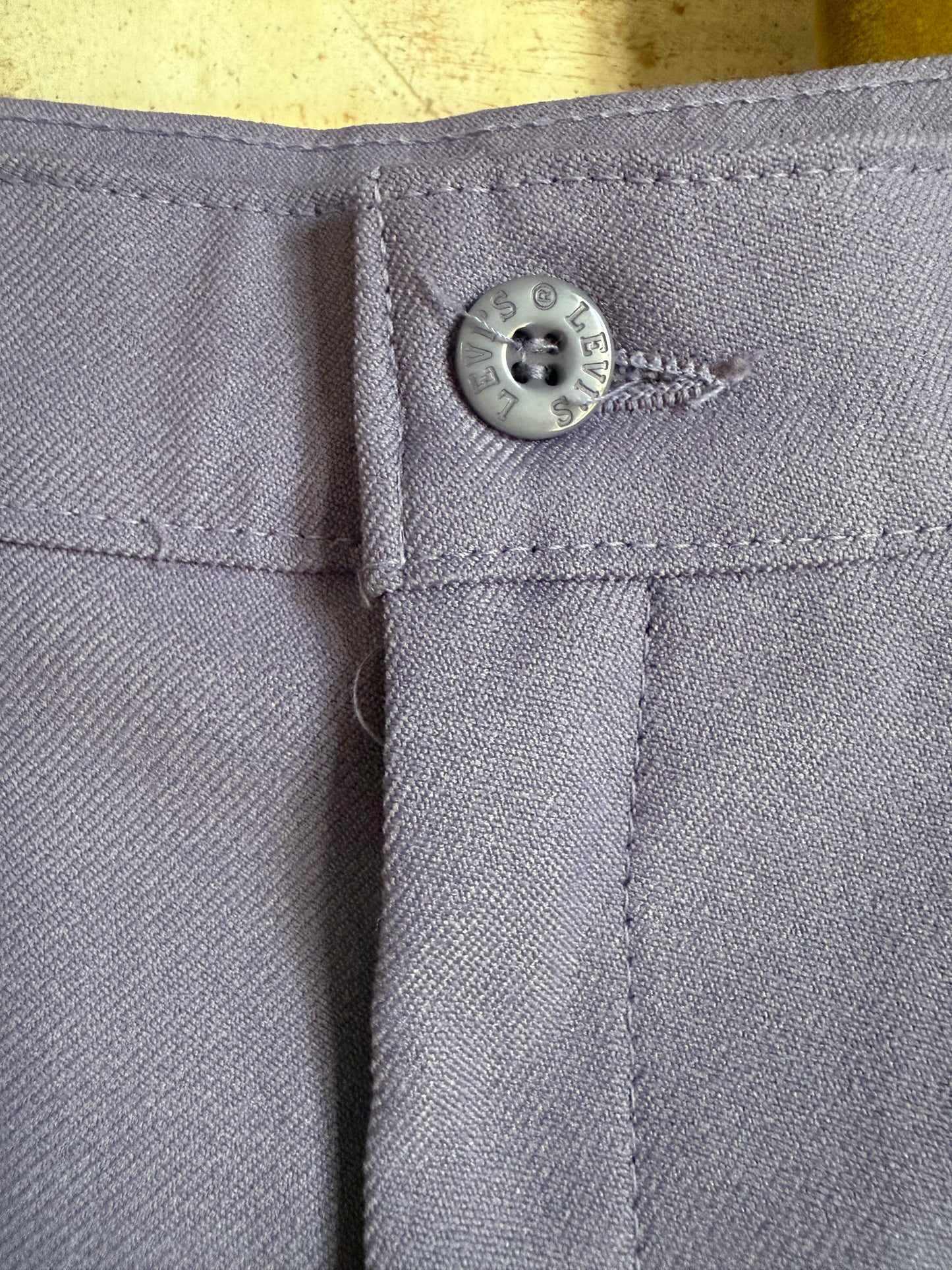 Levi's 70s Lilac Wide Leg Dacron Trousers