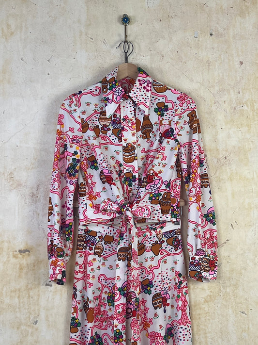 70's Two Piece Aquarius Suit