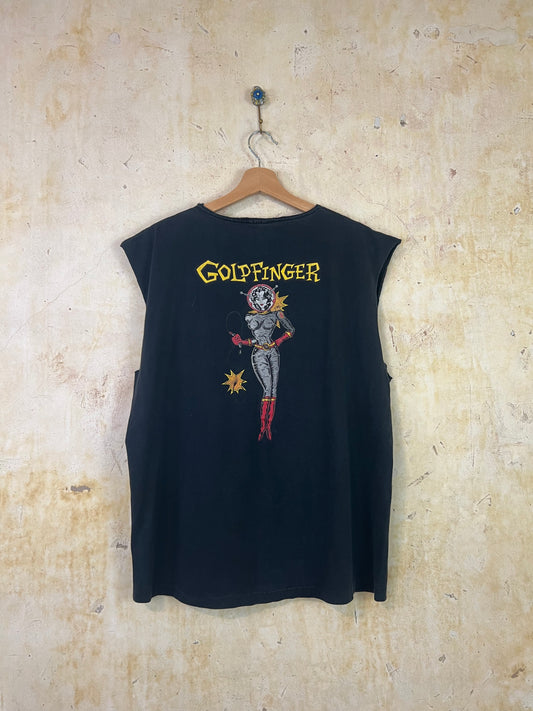 1996 Goldfinger Space Girl Cutoff T-shirt
