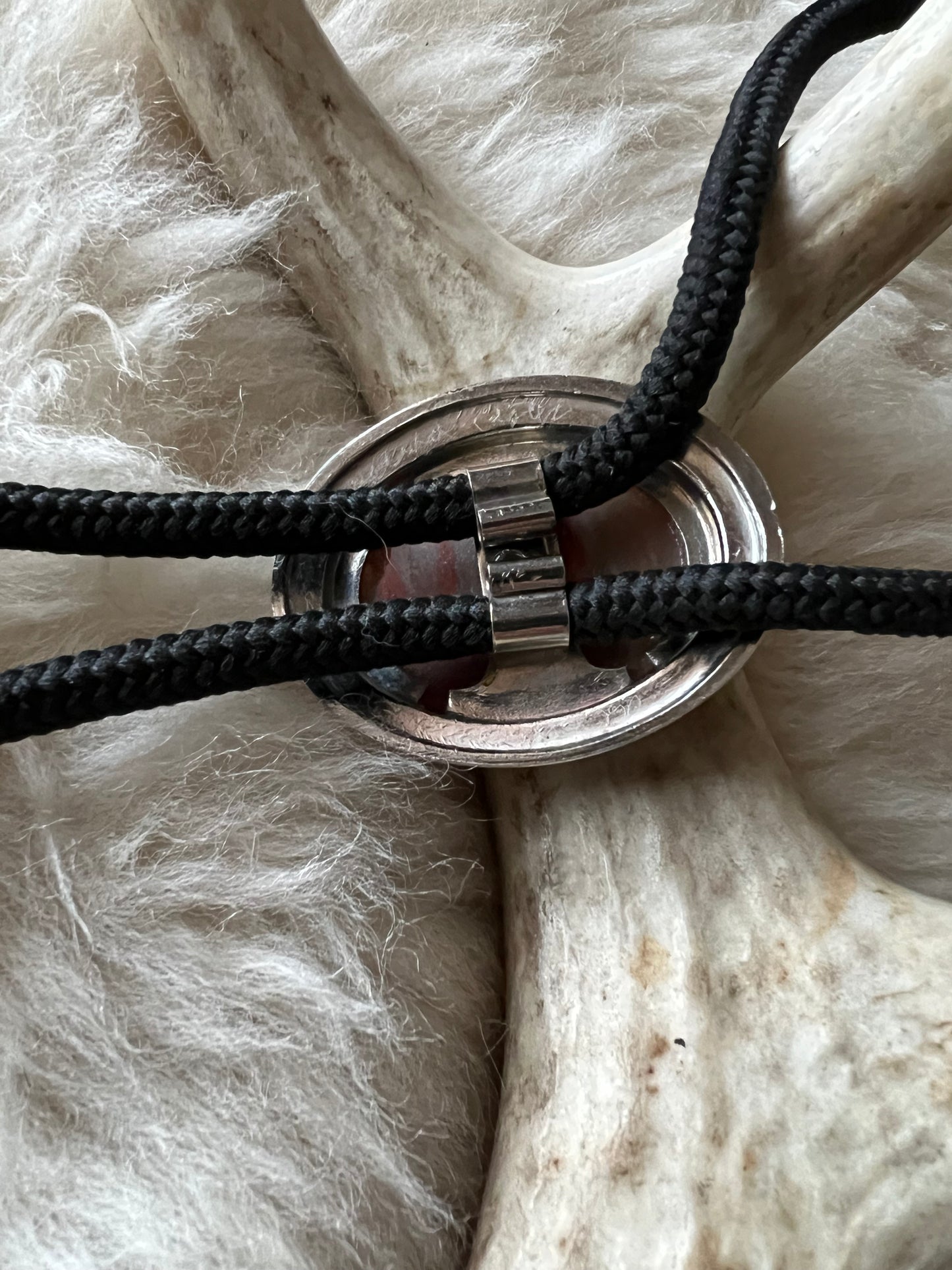 Red Agate Bolo Tie